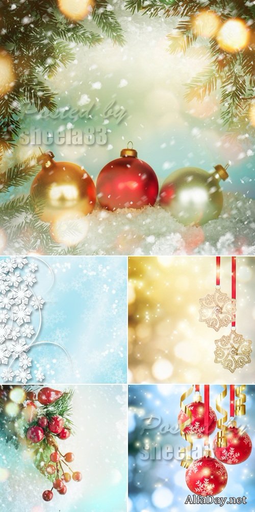 Stock Photo - Christmas & New Year 2015 Backgrounds