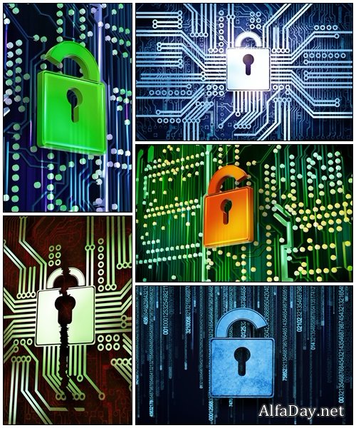 Micro chip - Stock Photo