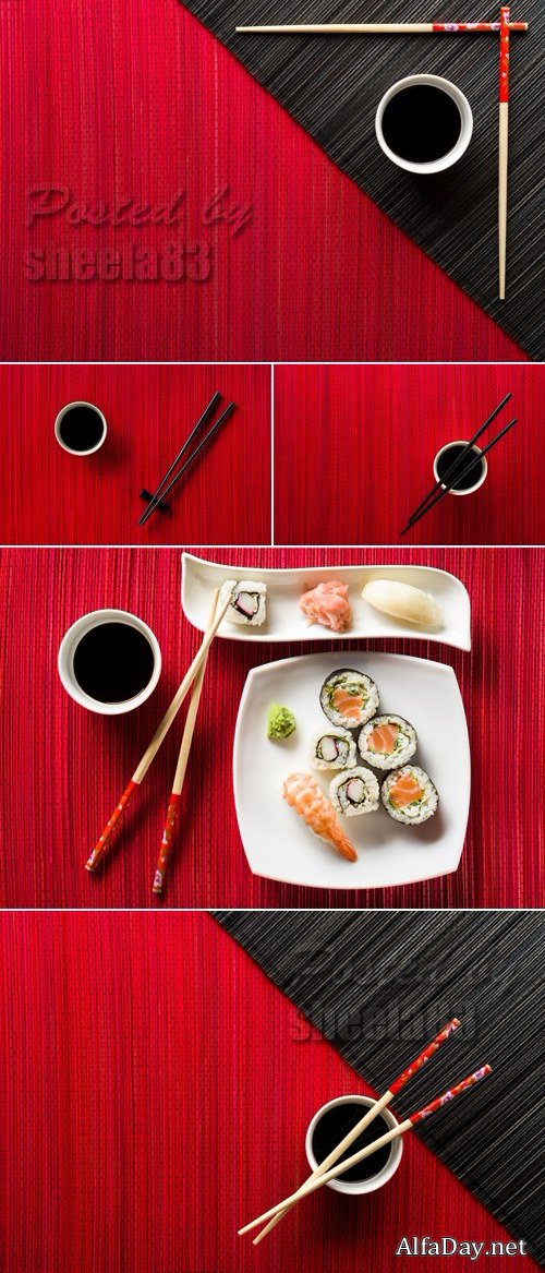 Stock Photo - Japanese Table Set