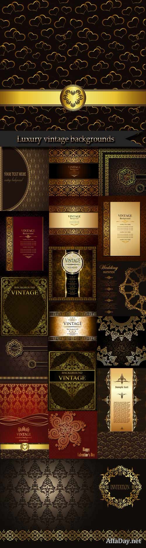Luxury vintage backgrounds
