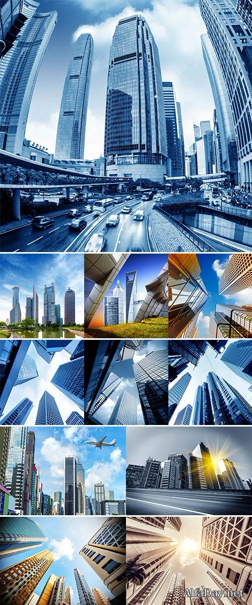 Stock Photo - the modern building of the lujiazui financial centre