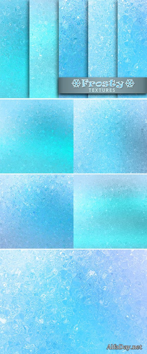 Frosty Textures Display