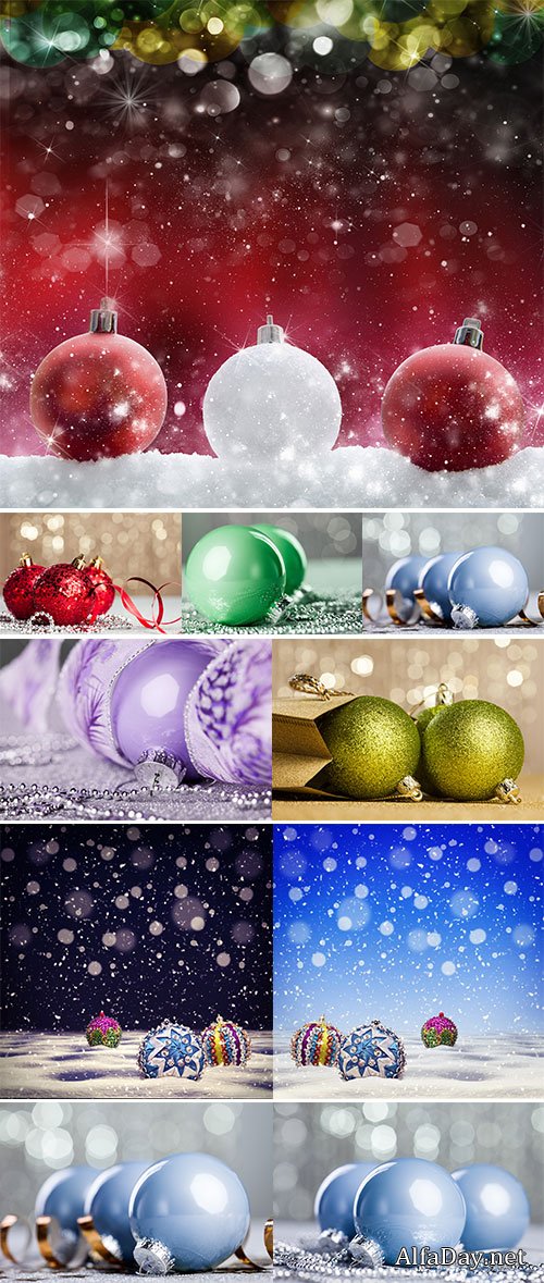 Stock Photo Defocused abstract  christmas background