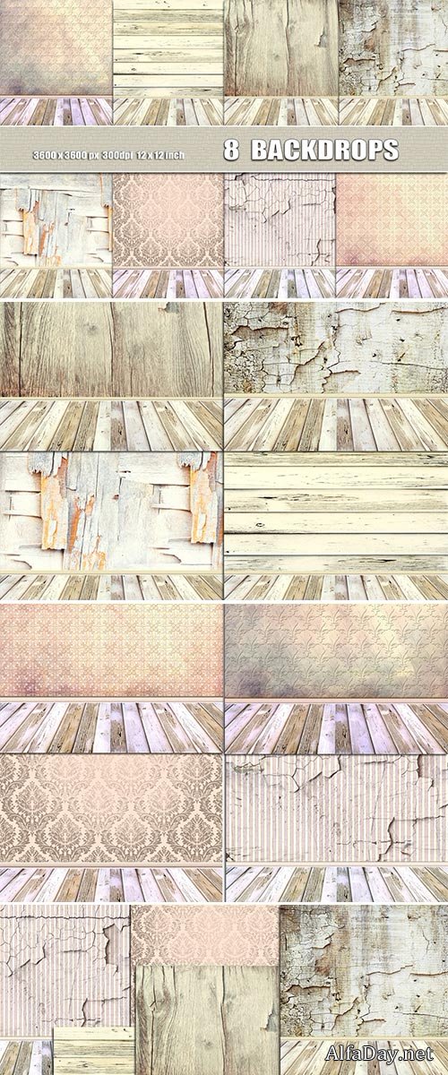 Vintage Room Photo Backdrops