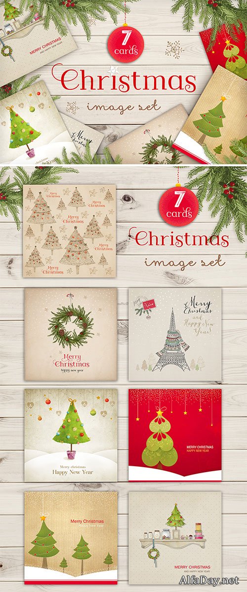 Christmas card( image set)