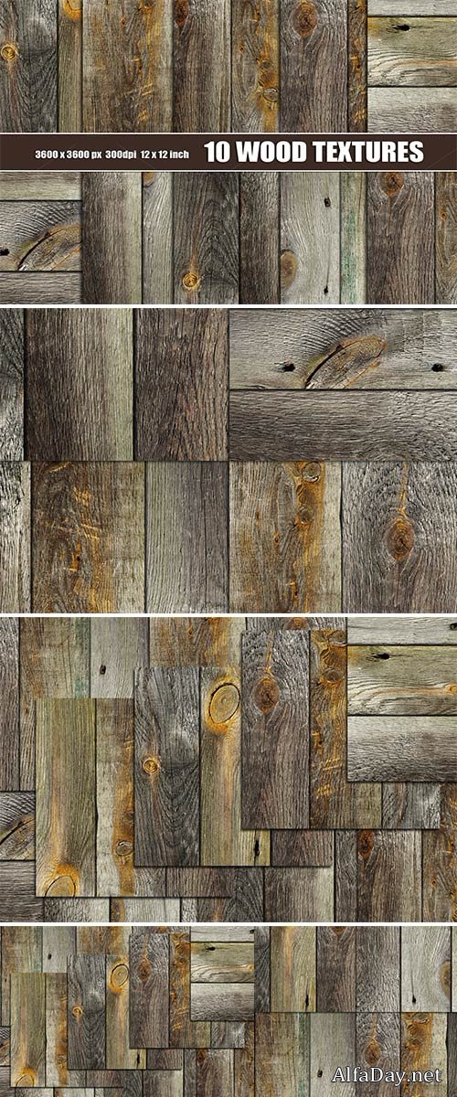 Old Dark Distressed Wood Textures