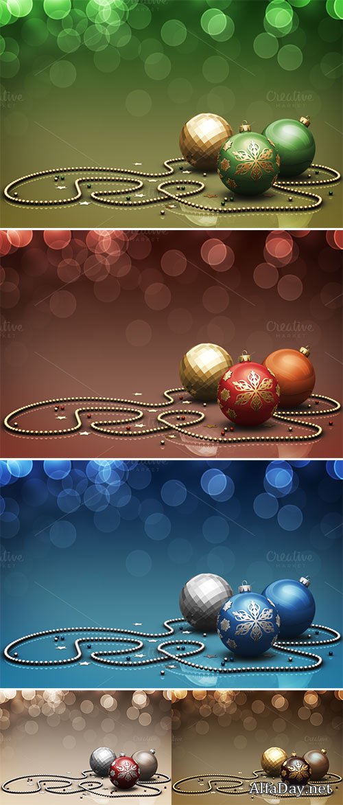 Christmas Background (In 5 Colors)