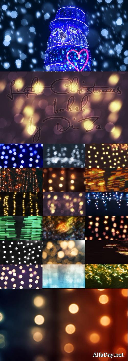 Light Christmas  bokeh