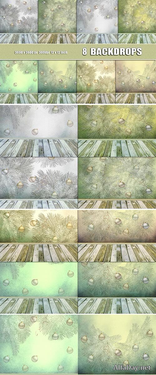 Christmas new year photo backgrounds