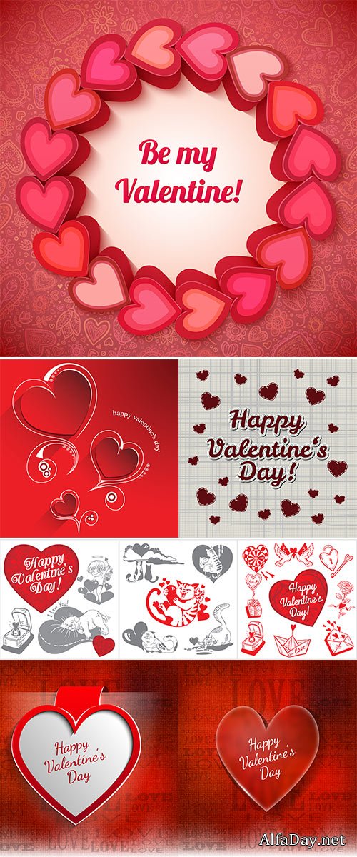 Stock Valentines day, vector set