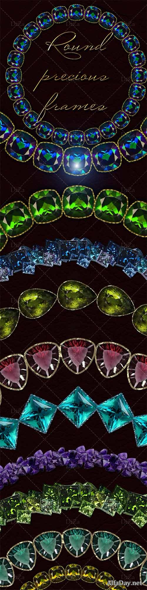 ������� ����� �� �������������� / Round jewelery frames