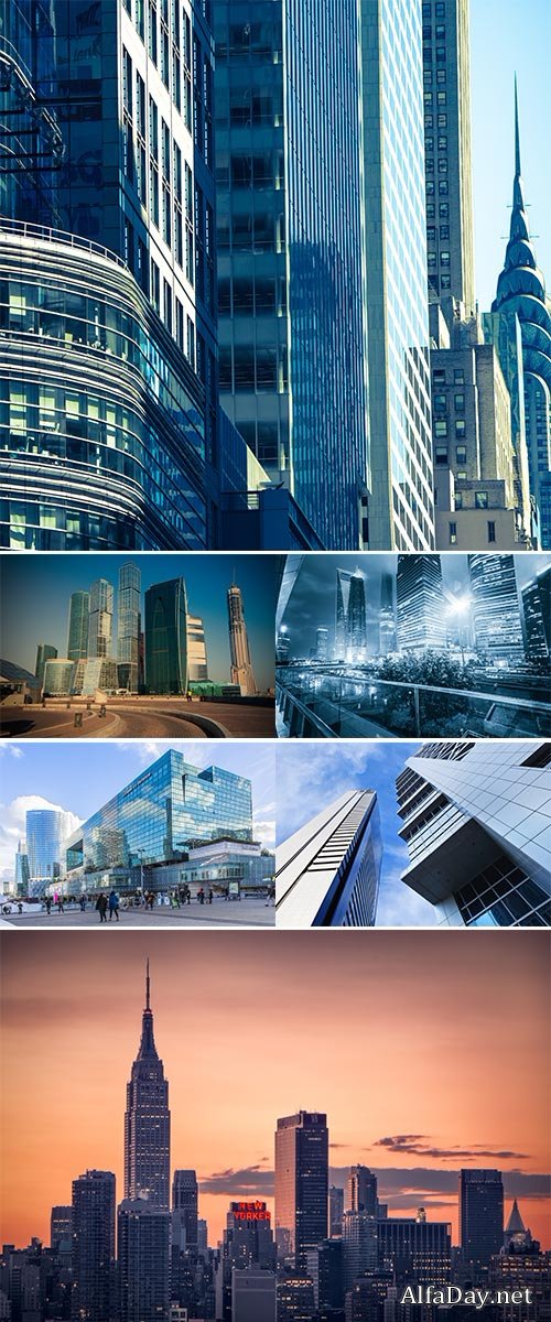 Stock Photo High-rise buildings