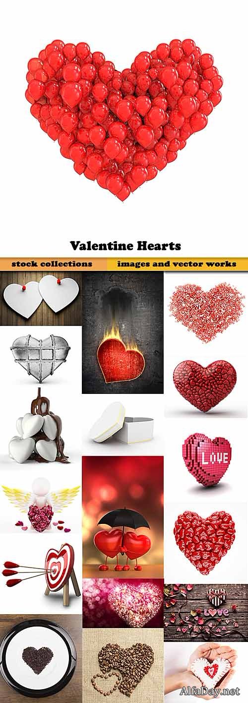 ������, �������� ���� ��������� ��������� ������� / Valentine Hearts photo