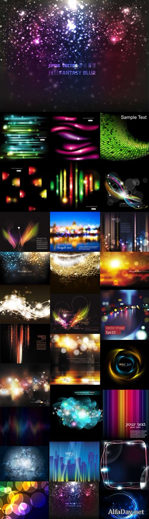 Awesome vector background glow