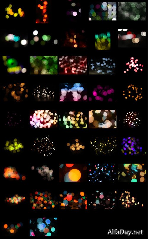 Beautiful bokeh texture for design