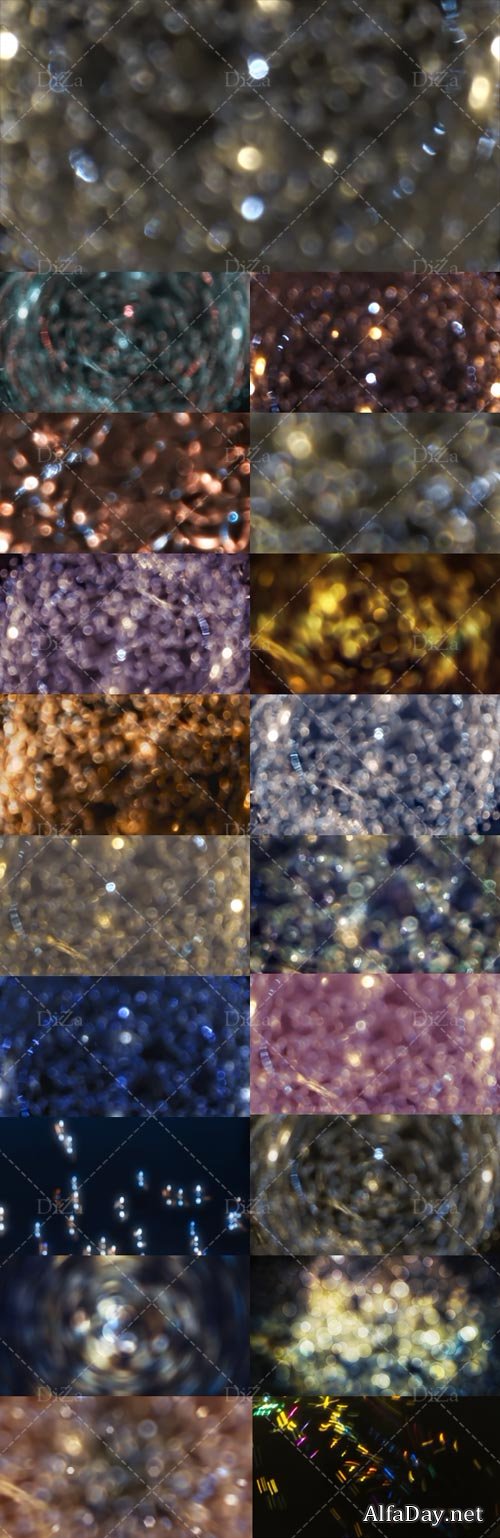 Shiny sparkling bokeh textures 