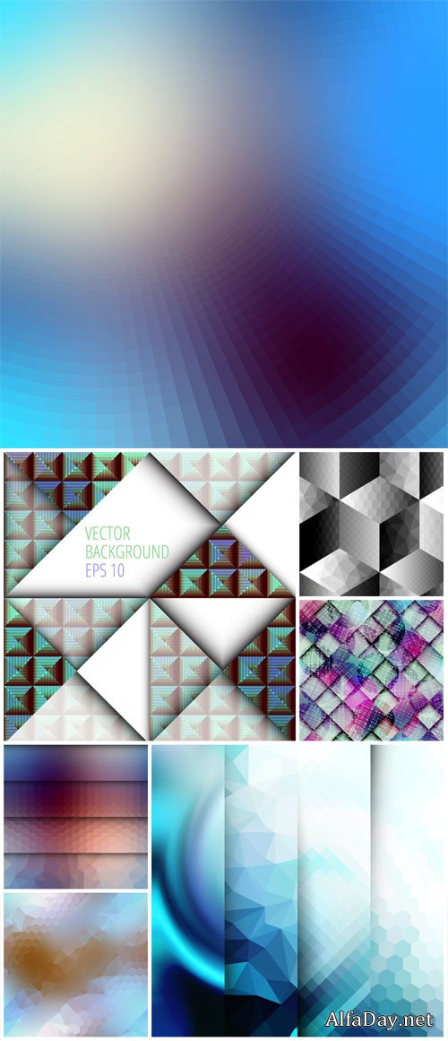 Vector backgrounds, abstract texture in different shades