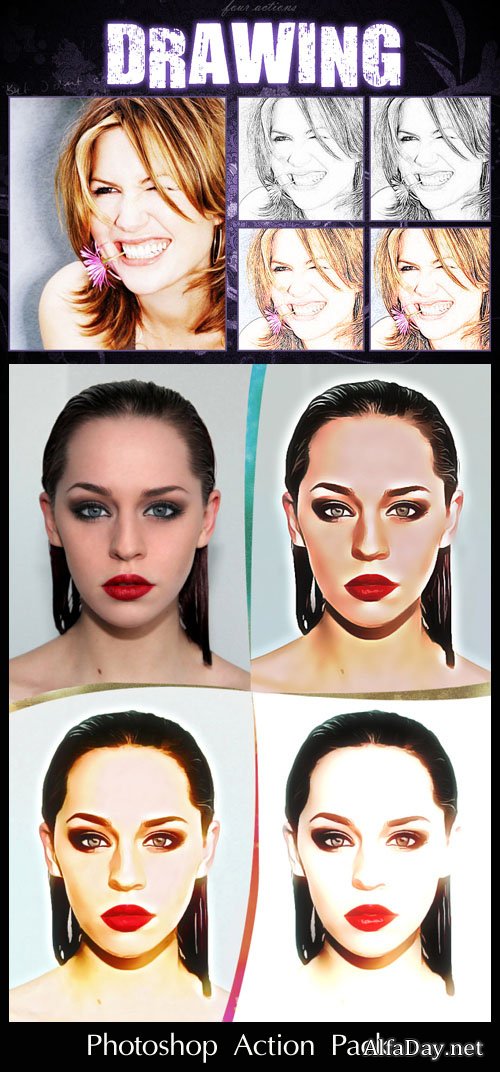 ������ ��� Photoshop - �������������� ���� � �����-����� � ����������� �������