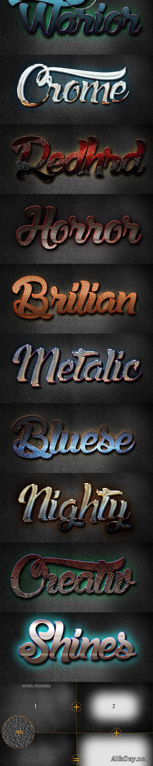 ��������� ������������� ����� ��� �������� / Shine Styles Graphicriver