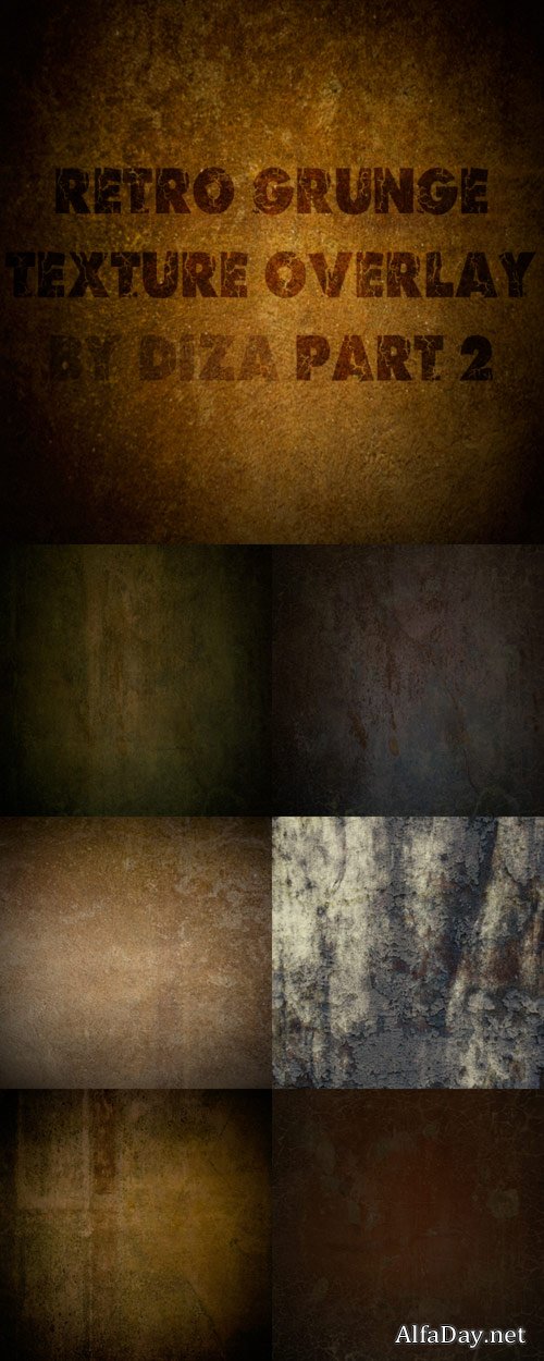 ��������� �������� ��������� ������� / Retro grunge textures