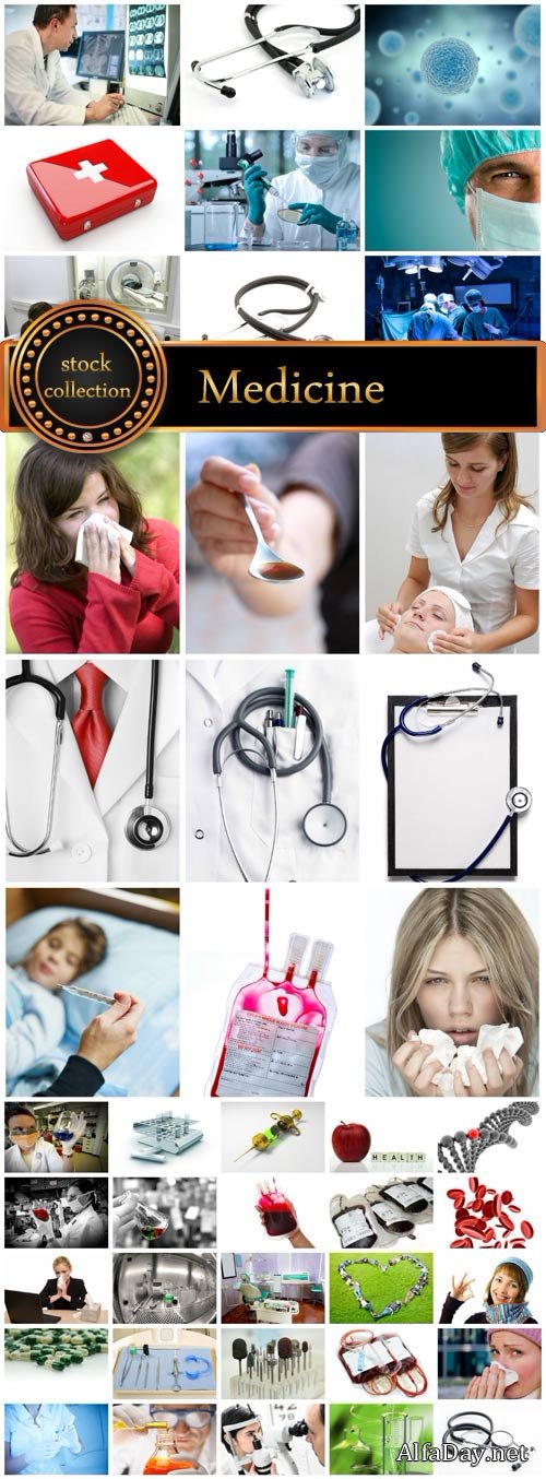 Medicine, medical instruments, people, doctors - stock photos