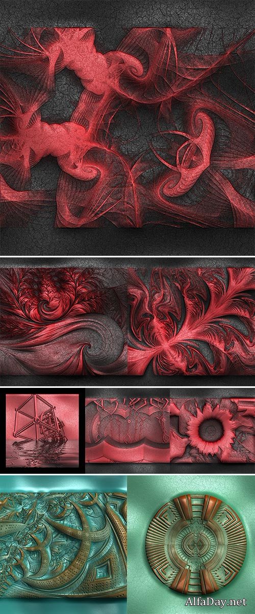 Stock Photo Luxury background with embossed pattern on leather for creative design work