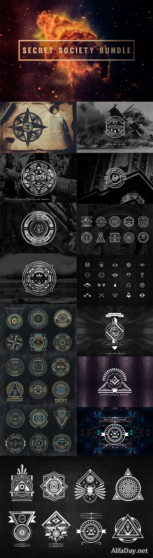Secret Society Bundle - Creativemarket 109063