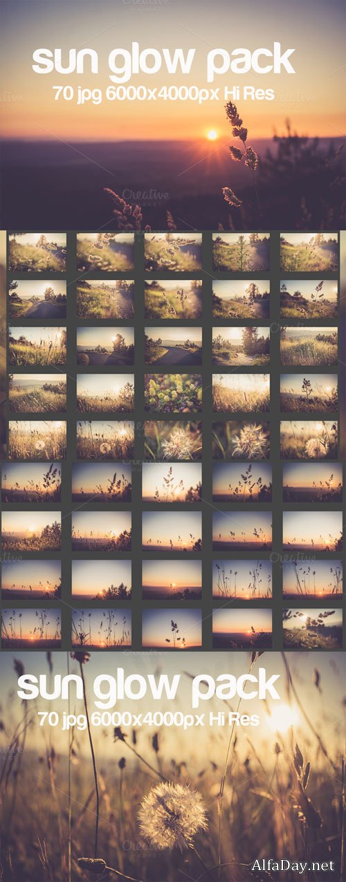 Creativemarket Sun glow 80116