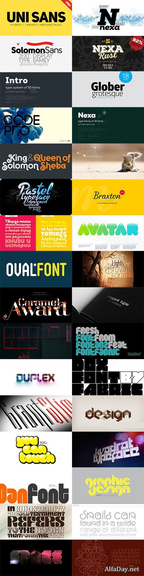 FontFabric Mega Font Family Bundle