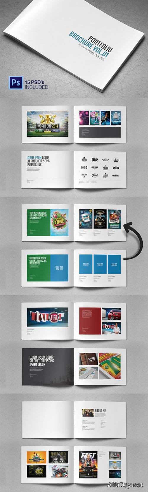 Portfolio Brochure Vol.01 - Creativemarket 27241