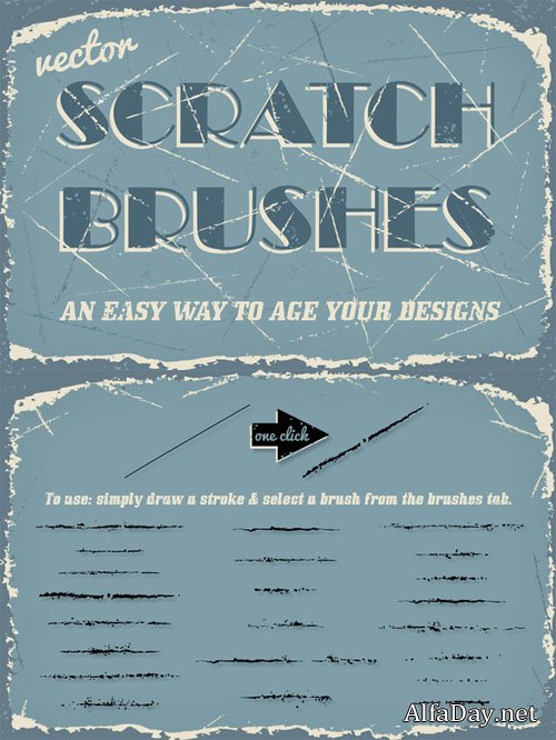 Creativemarket - Vector Scratch Brushes 100602