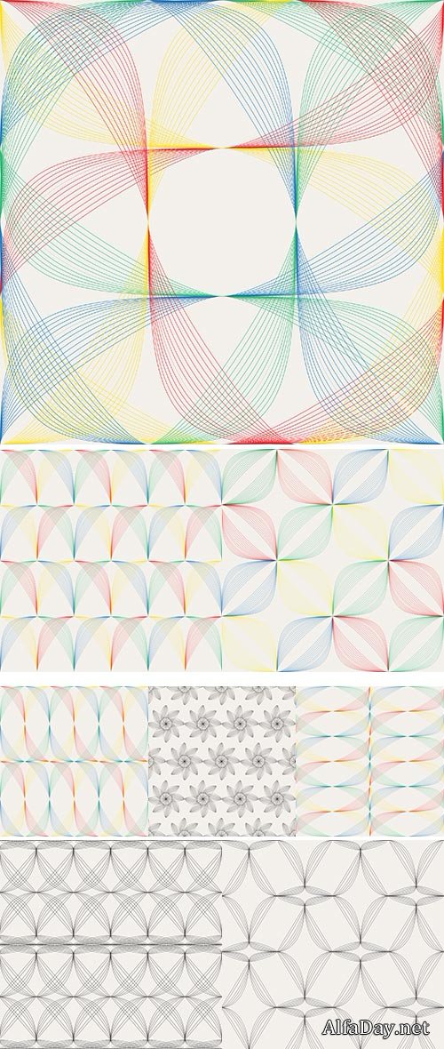 Stock Vector seamless background. Modern stylish texture