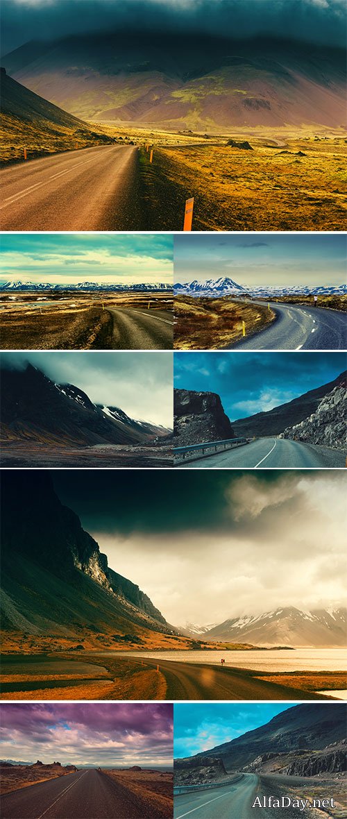 Stock Photos Road nature background