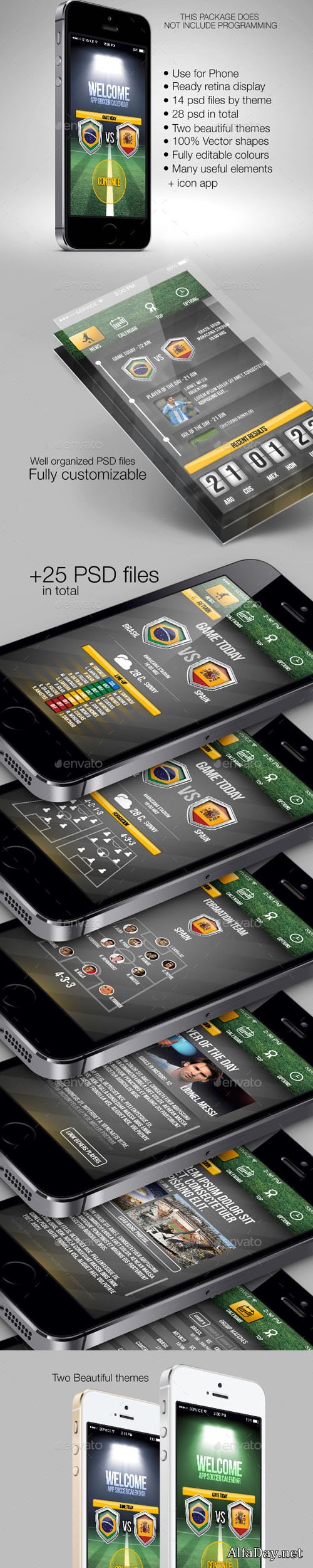 Graphicriver - IU Mobile Sport Template for App 7119395