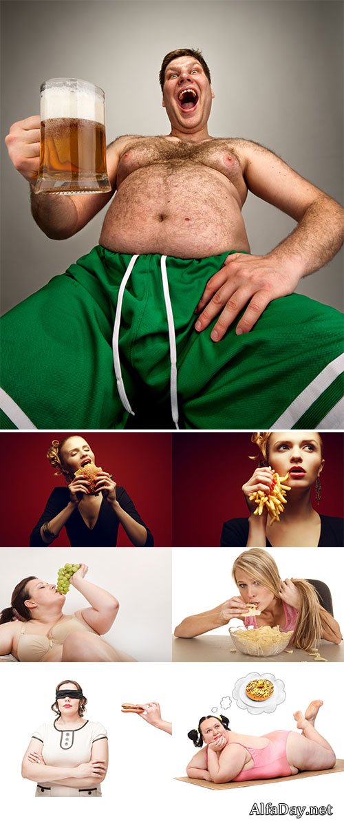 Stock Photos Fat Pleasure