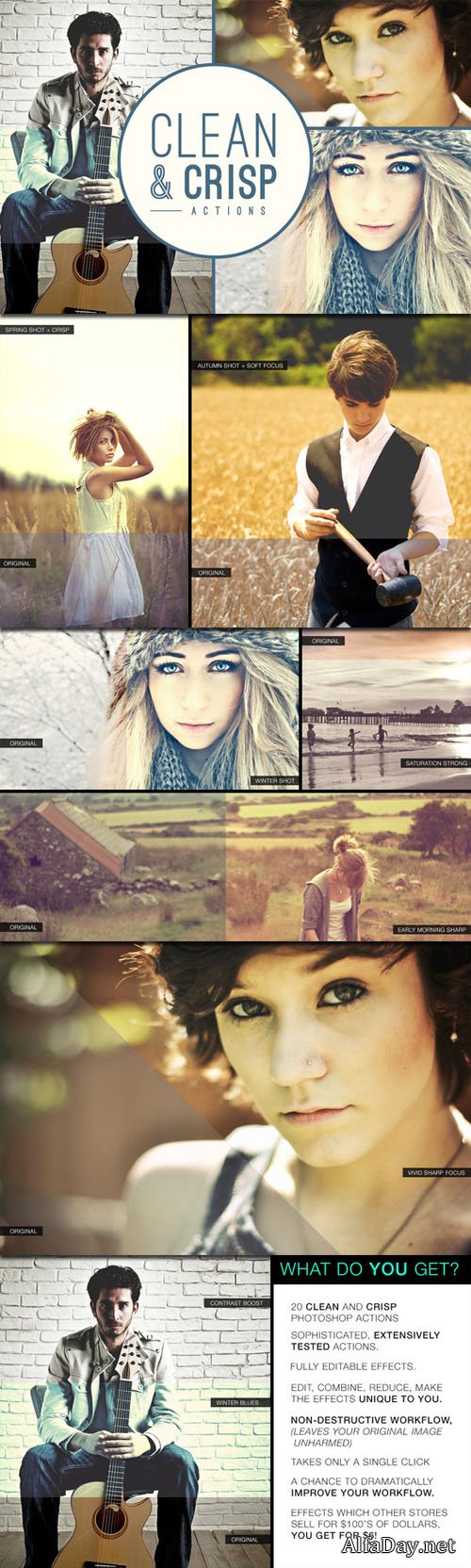 Clean & Crisp Photo Actions - Creativemarket 2253