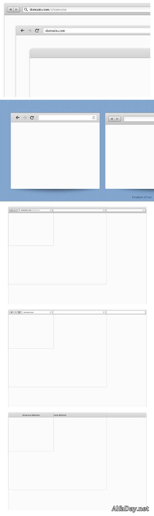 Creativemarket  - Minimal Browser Pack 1524