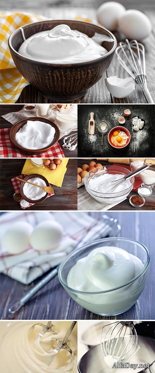 Stock Photos Whipped eggs