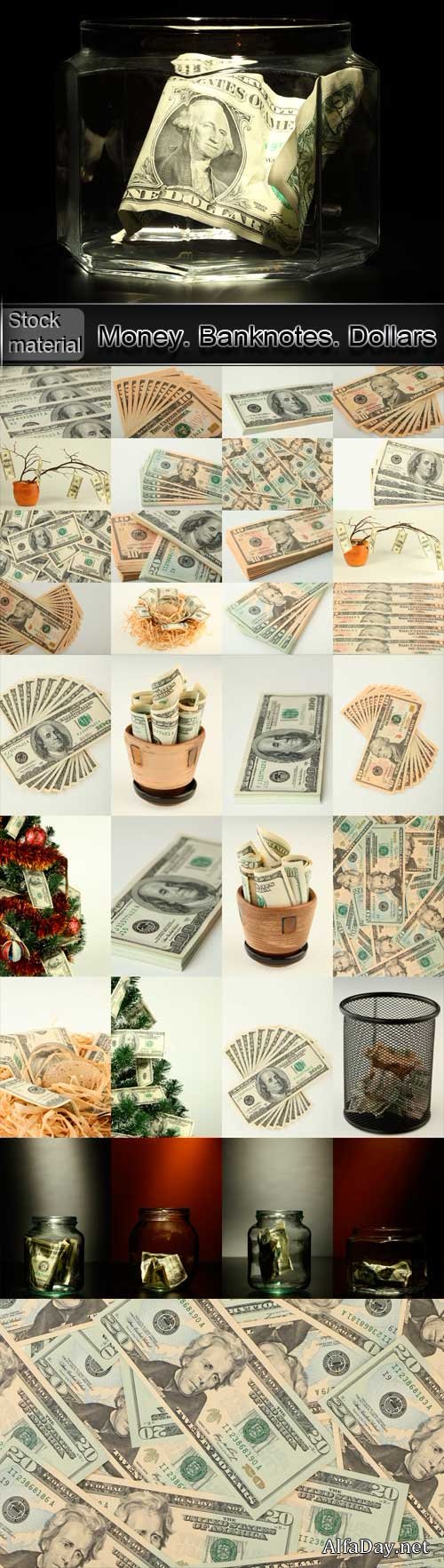 Money, Banknotes, Dollars