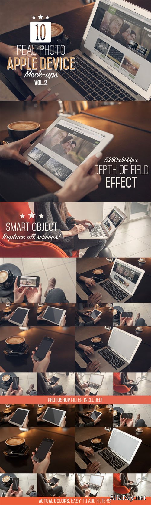 10 Real Photo Apple Mock-Ups Vol.2 - Creativemarket 48478