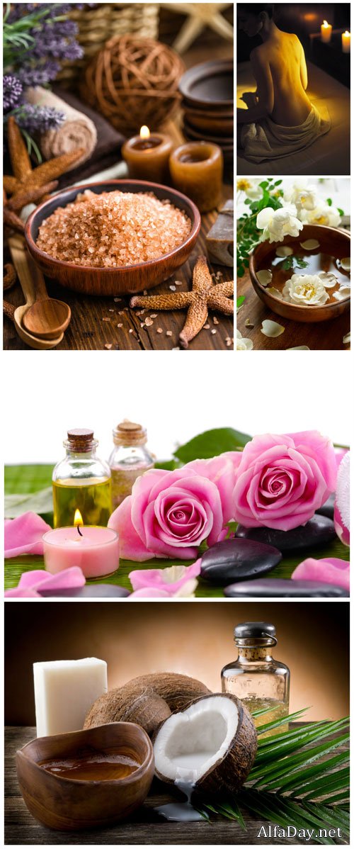 Spa backgrounds, beauty - Stock photo