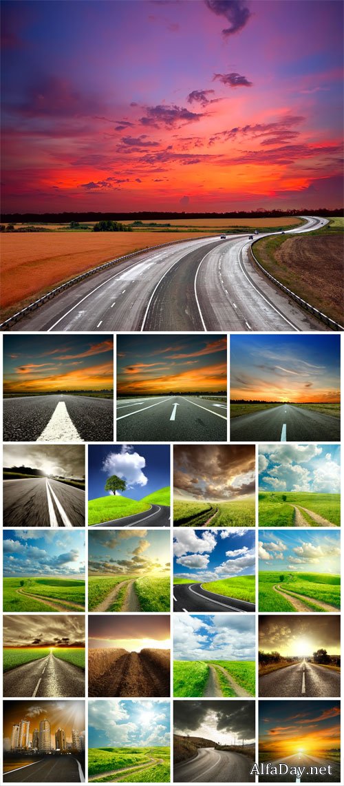 Road, highway - Stock photo