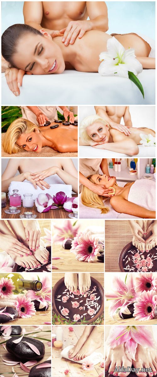 Spa treatments, women - Stock photo