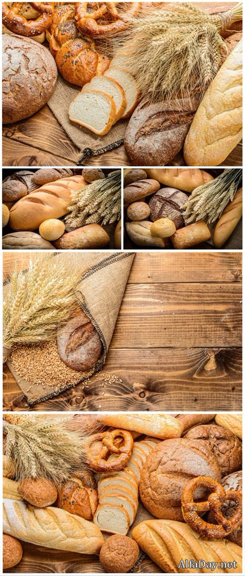 Bread, flour, baking - Stock photo