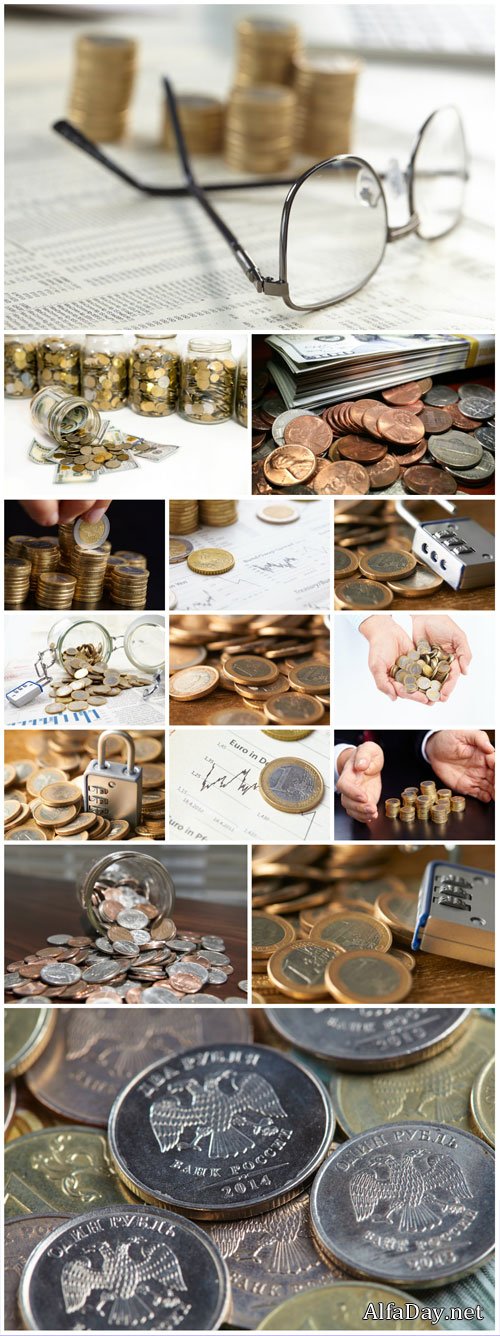 Money coins - Stock photo