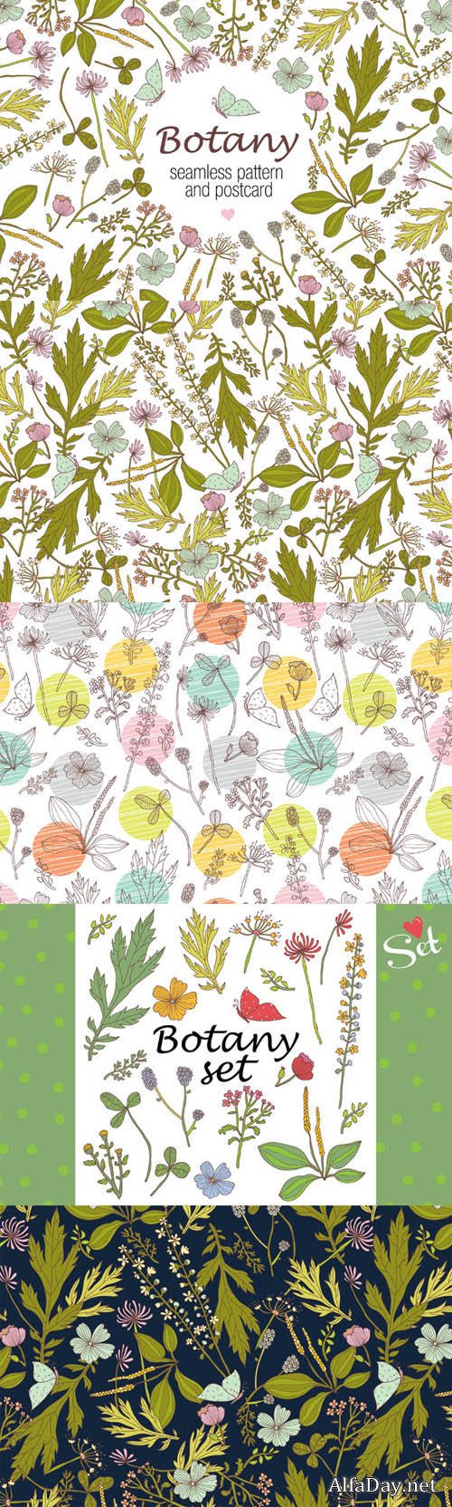 Creativemarket - Botany  Patterns 367777