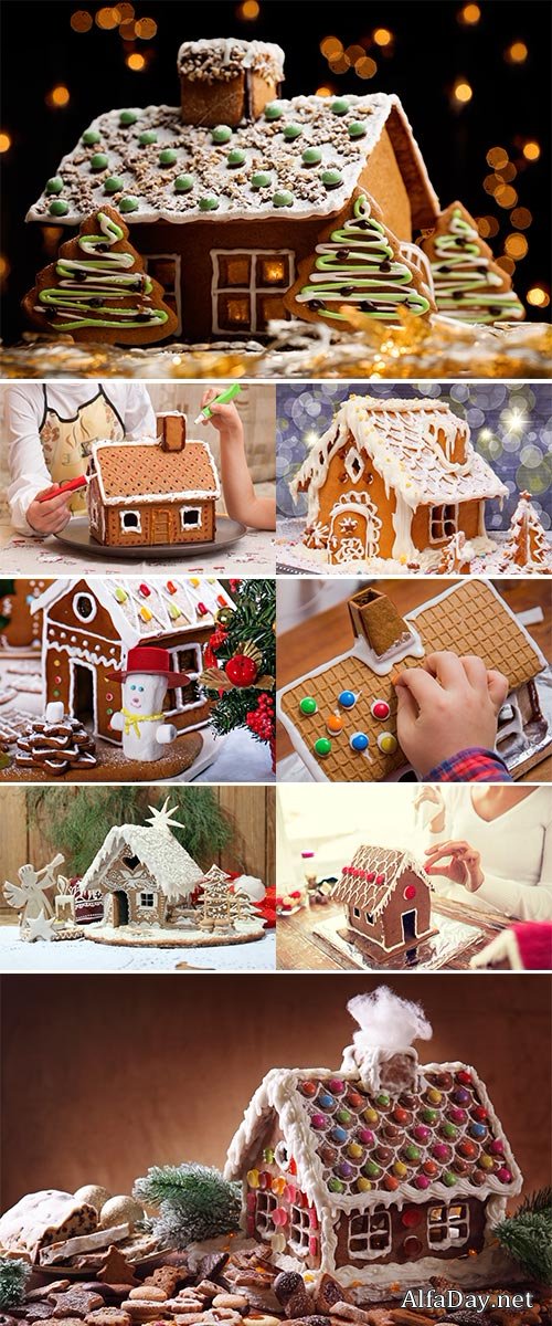 Stock Image Gingerbread house