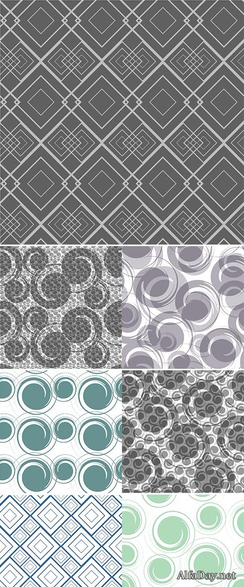 Stock Spiral seamless pattern, Vector swirl line abstract background