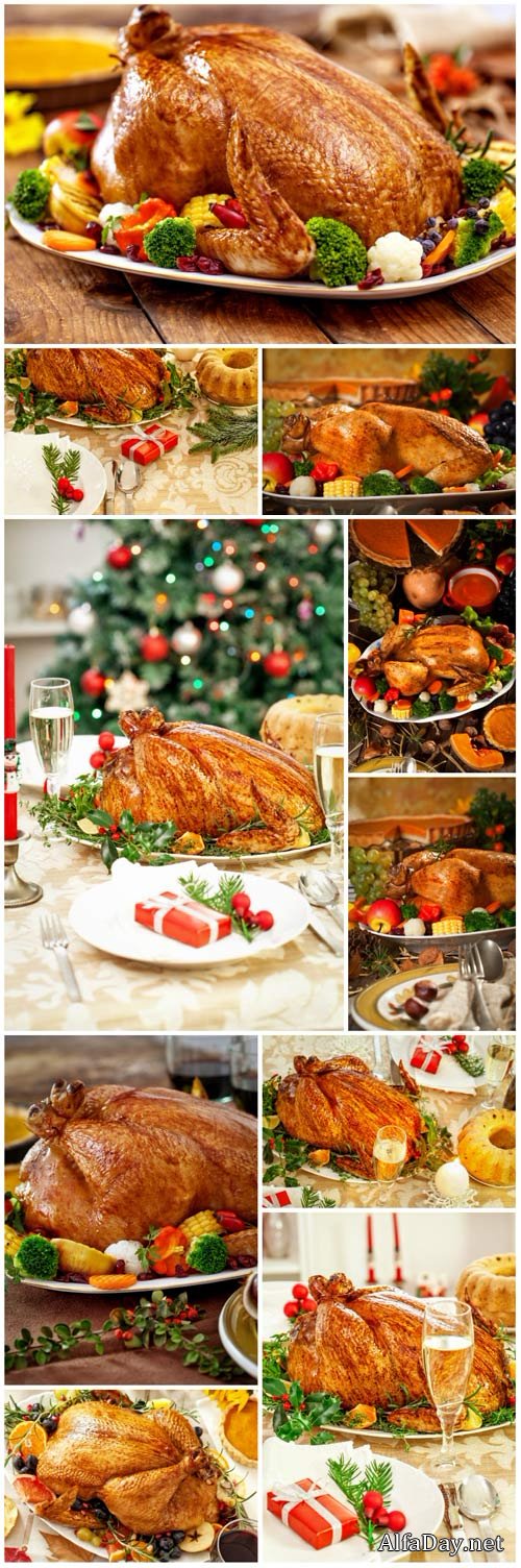 Baked chicken for the holiday table