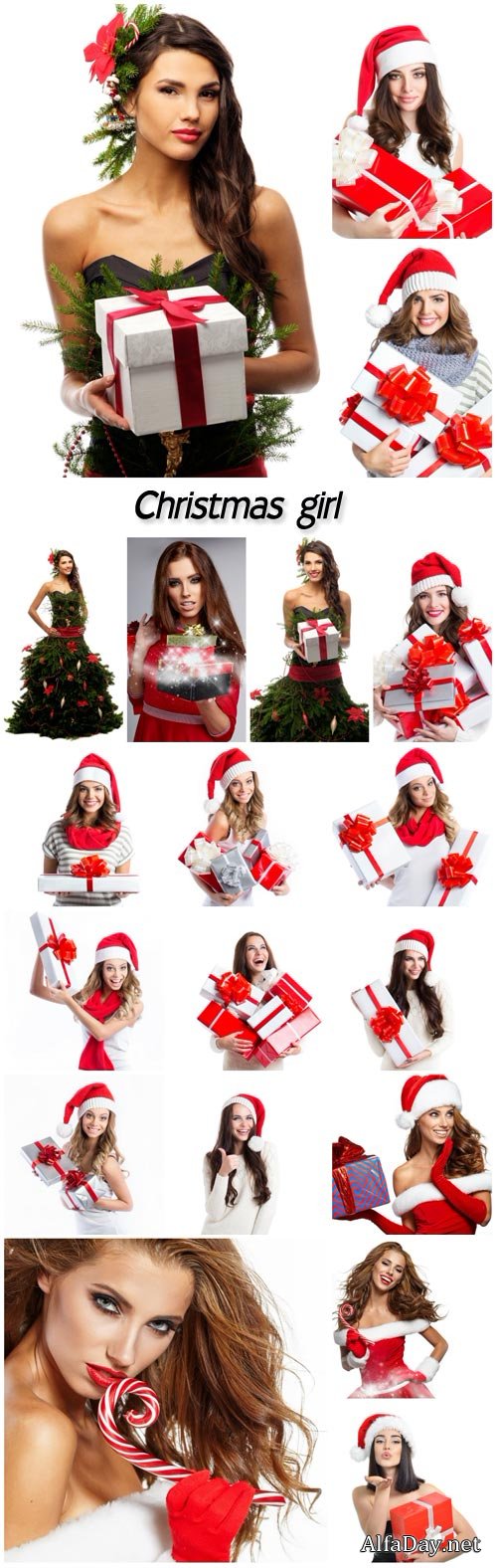 Christmas girl, Christmas, New Year